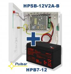 Pulsar HPSB-12V2A-B + HPB7-12 tápegység ( 41909)