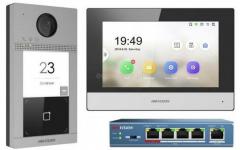 Hikvision DS-KIS604-S(D) kaputelefon szett ( 43548)
